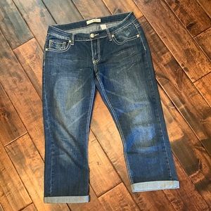 Love Nation - EUC blue capris jeans women. Size 12.